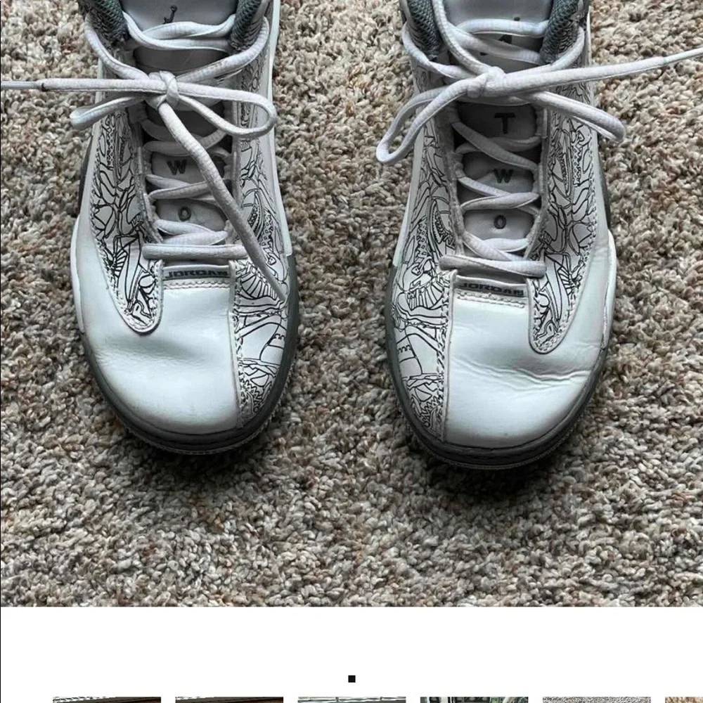 Kid’s air Jordan dub zero PS’ white cool grey